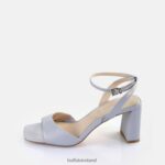 Pearl Light Blue Buffalo April Neat Heeled Sandals vegan |Sandals F06ZHH246