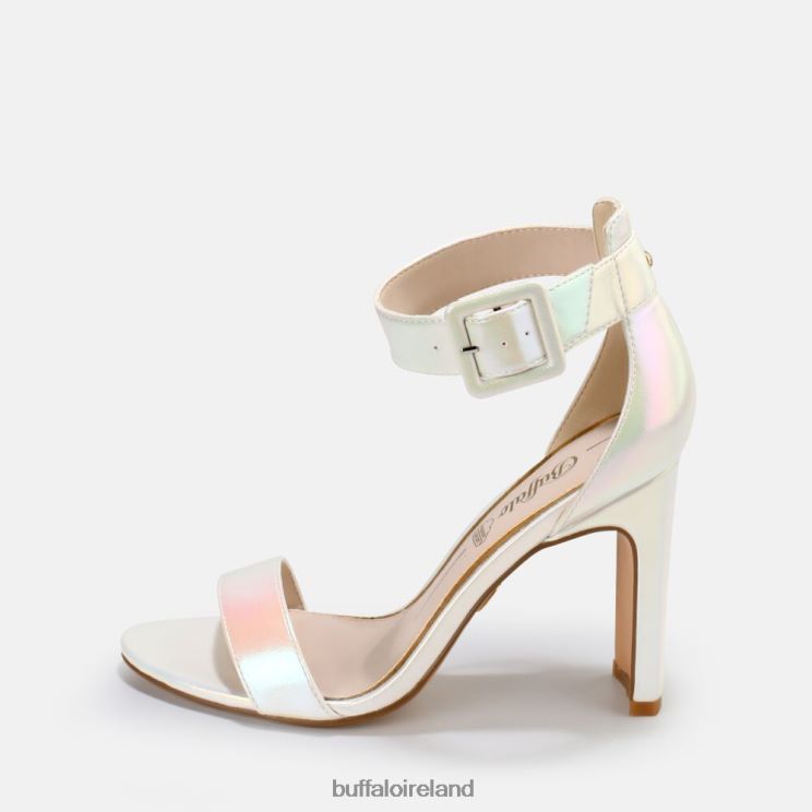 pearly_white_buffalo_jean_ankle_sandal_vegan_sandals_f06zhh414.jpg Pearly White Buffalo Jean Ankle Sandal vegan |Sandals F06ZHH414 - Image 1