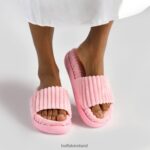 Pink Buffalo Rey Slide Platform Slide vegan |Slides F06ZHH82