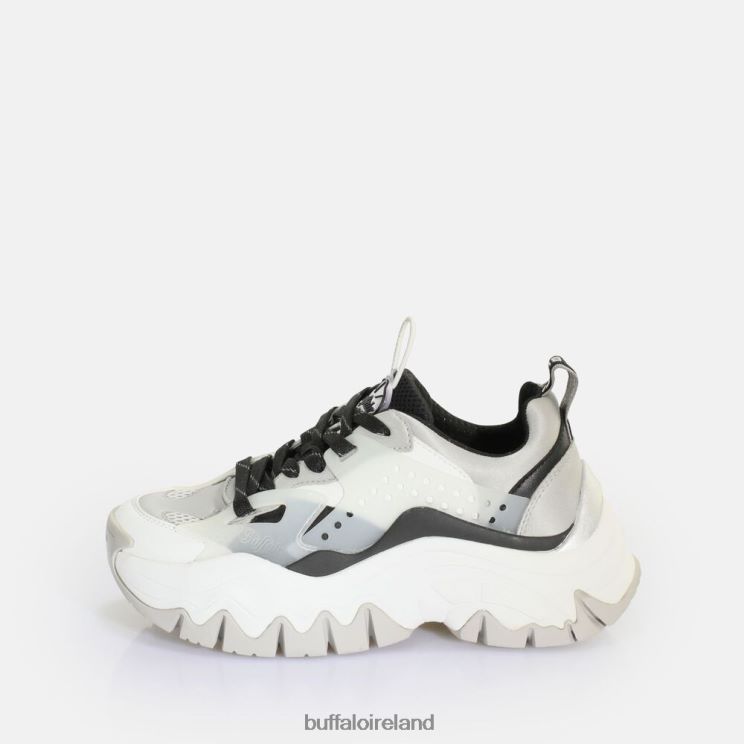 silver_black_buffalo_trail_one_sneaker_low_vegan_sneakers_f06zhh380.jpg Silver/Black Buffalo Trail One Sneaker Low vegan |Sneakers F06ZHH380 - Image 1