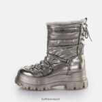 Silver/Grey Buffalo Aspha Blizzard Warm Boot vegan |Boots F06ZHH475