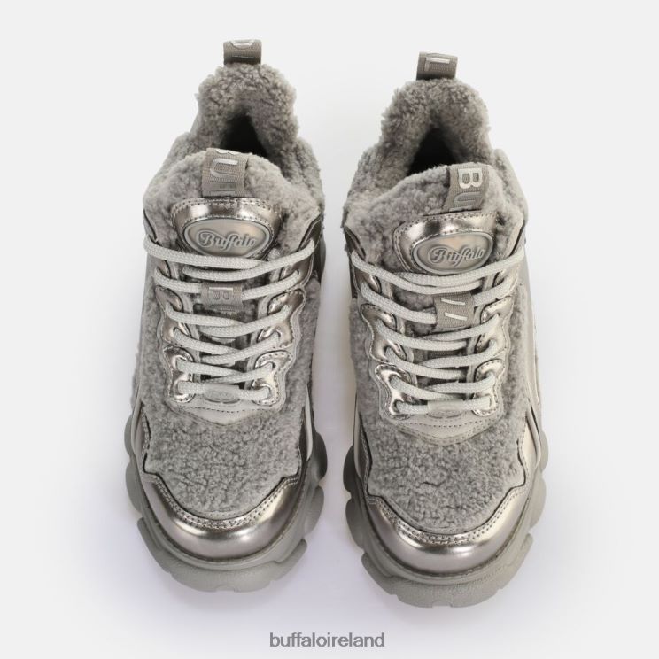 Silver/Grey Buffalo CLD Chai Warm Sneaker Low vegan |Sneakers F06ZHH809 - Image 7
