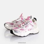 Silver/Pink Buffalo CLD Run JOG trainers low vegan |Sneakers F06ZHH239 - Image 4