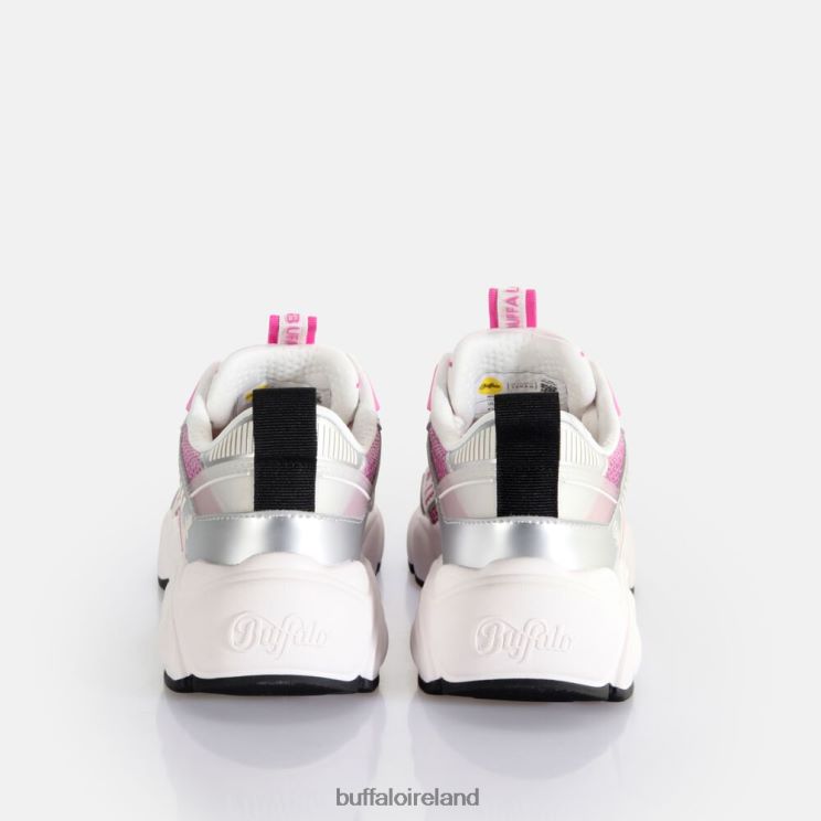 Silver/Pink Buffalo CLD Run JOG trainers low vegan |Sneakers F06ZHH239 - Image 6