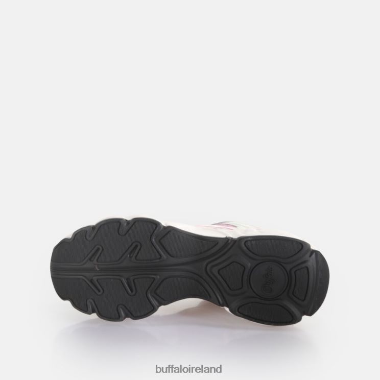 Silver/Pink Buffalo CLD Run JOG trainers low vegan |Sneakers F06ZHH239 - Image 7