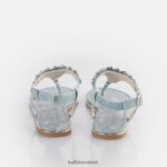 Water Denim Blue Buffalo Capri Glam Sandals vegan |Sandals F06ZHH88 - Image 6