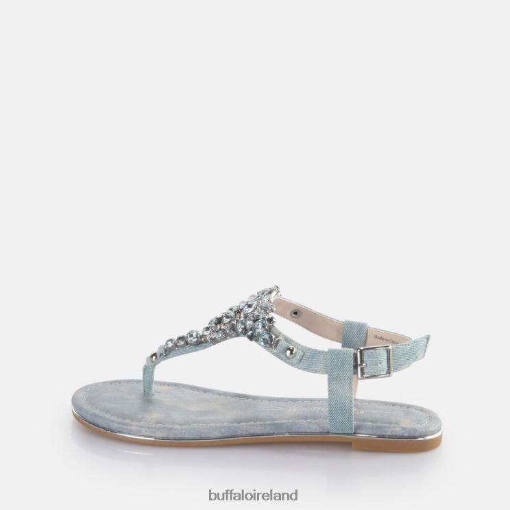 water_denim_blue_buffalo_capri_glam_sandals_vegan_sandals_f06zhh88.jpg Water Denim Blue Buffalo Capri Glam Sandals vegan |Sandals F06ZHH88 - Image 1