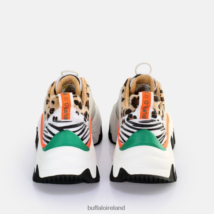 White Animal Mix Buffalo Trail One Sneakers Low vegan |Sneakers F06ZHH1 - Image 3