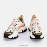 White Animal Mix Buffalo Trail One Sneakers Low vegan |Sneakers F06ZHH1 - Image 4