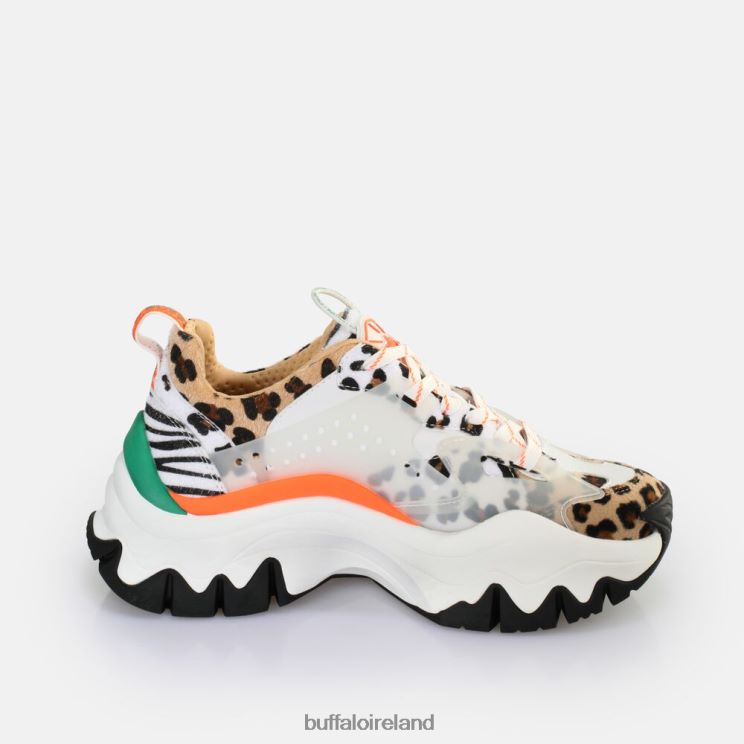 White Animal Mix Buffalo Trail One Sneakers Low vegan |Sneakers F06ZHH1 - Image 6