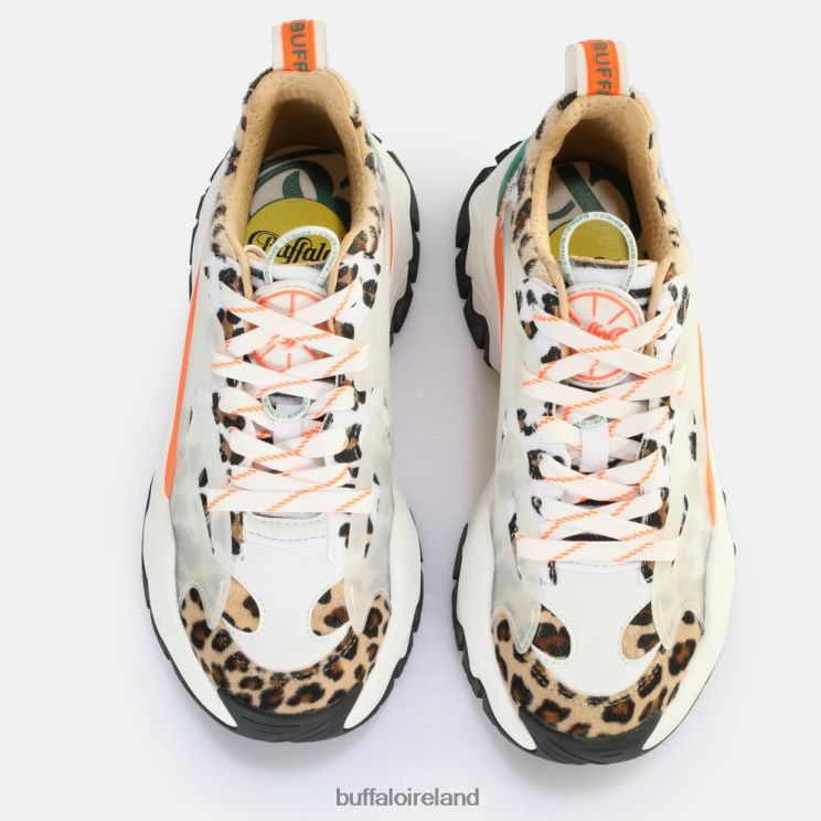 White Animal Mix Buffalo Trail One Sneakers Low vegan |Sneakers F06ZHH1 - Image 7