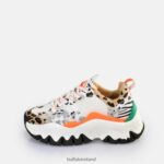 White Animal Mix Buffalo Trail One Sneakers Low vegan |Sneakers F06ZHH1 - Image 8