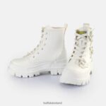 White Buffalo Aspha RLD Butterflies Ankle Boot vegan |Boots F06ZHH271 - Image 3