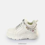 White Buffalo CLD Corin Charms Sneakers Low vegan |Sneakers F06ZHH141