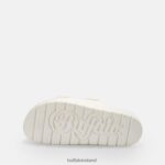 White Buffalo Eve Sol platform sandals vegan |Slides F06ZHH915 - Image 6