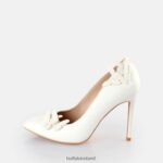 White Buffalo Janet Butterfly Heeled Sandals |Heels F06ZHH319