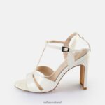White Buffalo Jean Cage Heeled Sandals vegan |Sandals F06ZHH528
