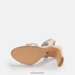 White Buffalo Jean Glam High-Heeled Sandal vegan |Sandals F06ZHH862 - Image 6