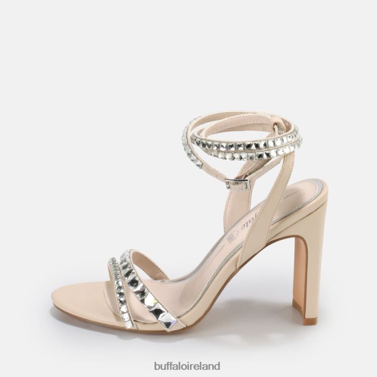 white_buffalo_jean_glam_high_heeled_sandal_vegan_sandals_f06zhh862.jpg White Buffalo Jean Glam High-Heeled Sandal vegan |Sandals F06ZHH862 - Image 1