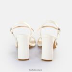 White Buffalo Jean Neat Heeled Sandals vegan |Sandals F06ZHH40 - Image 3