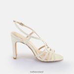 White Buffalo Jean Vamp Heeled Sandals vegan |Sandals F06ZHH605 - Image 5