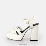 White Buffalo May Donna Heeled Sandals vegan |Sandals F06ZHH250