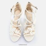 White Buffalo Miranda Butterfly Heeled Sandals vegan |Sandals F06ZHH415 - Image 3