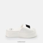 White Buffalo Paired Sld Sandal vegan |Slides F06ZHH856 - Image 7