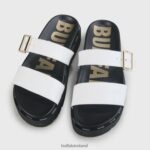 White Buffalo Raya vegan sandals |Slides F06ZHH577 - Image 3