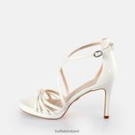 White Buffalo Serena Bow Heeled Sandals vegan |Sandals F06ZHH287