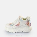 White Multi Buffalo CLD Corin Butterflies Sneakers Low vegan |Sneakers F06ZHH142