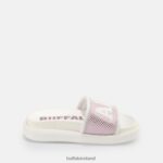 White/Purple Buffalo Rey slide vegan |Slides F06ZHH815 - Image 7