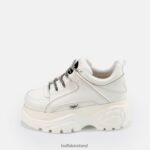 White/Silver Buffalo Classic Sneaker Low leather |Sneakers F06ZHH773