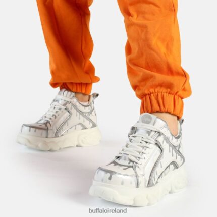 White/Silver Buffalo CLD Corin Sneaker Low vegan |Sneakers F06ZHH757