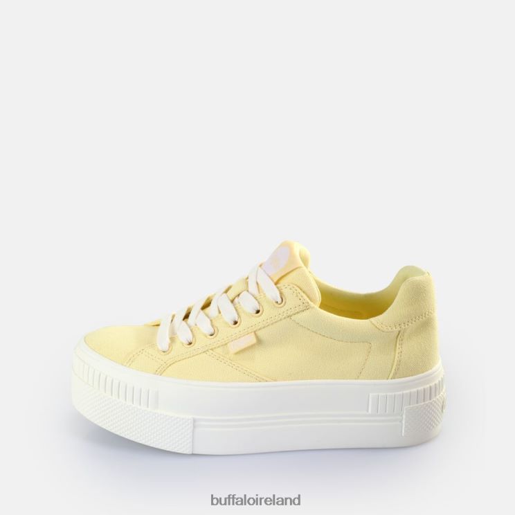 yellow_buffalo_paired_sneakers_low_vegan_sneakers_f06zhh113.jpg Yellow Buffalo Paired Sneakers Low vegan |Sneakers F06ZHH113 - Image 1